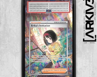 PSA/TAG Erika's Invitation (203/165) Graded Extended Art Display Case - Card not Included