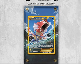 Gyarados (123/122) Secret Rare Extended Art Display Case - Card NOT Included