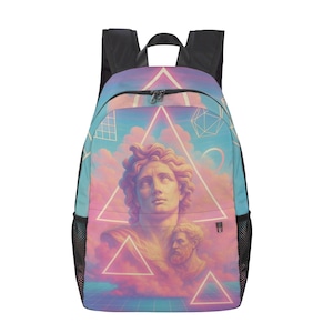 Apotheosis Backpack Vaporwave Backpack Retro Backpack Streetwear Backpack 90s Backpack Aesthetic Backpack Synthwave Backpack