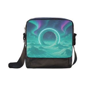 Astral Gateway Crossbody Bag Vaporwave Crossbody Bag Retro Bag Aesthetic Crossbody Bag