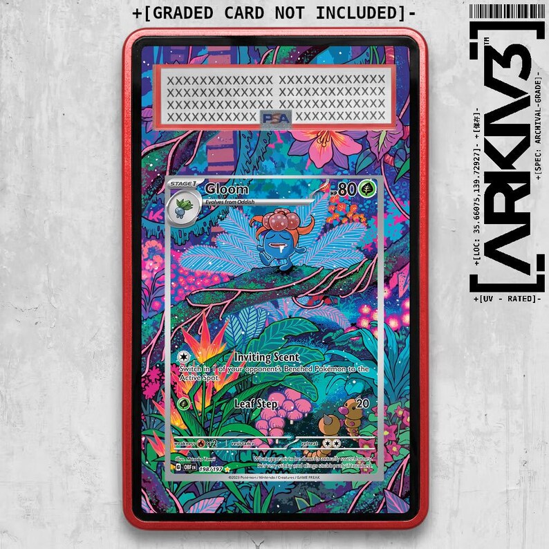 Extend Display Options PSA/TAG Gloom (198/197) Graded Extended Art Display Case - Card Not ...