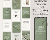 Faceless Canva Reel Templates: Social Media Video Bundle (Digital Download)