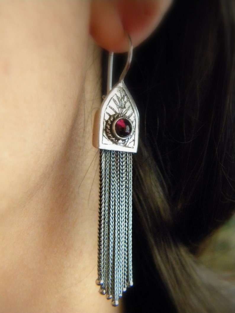 Romantic Long Tassel Earrings