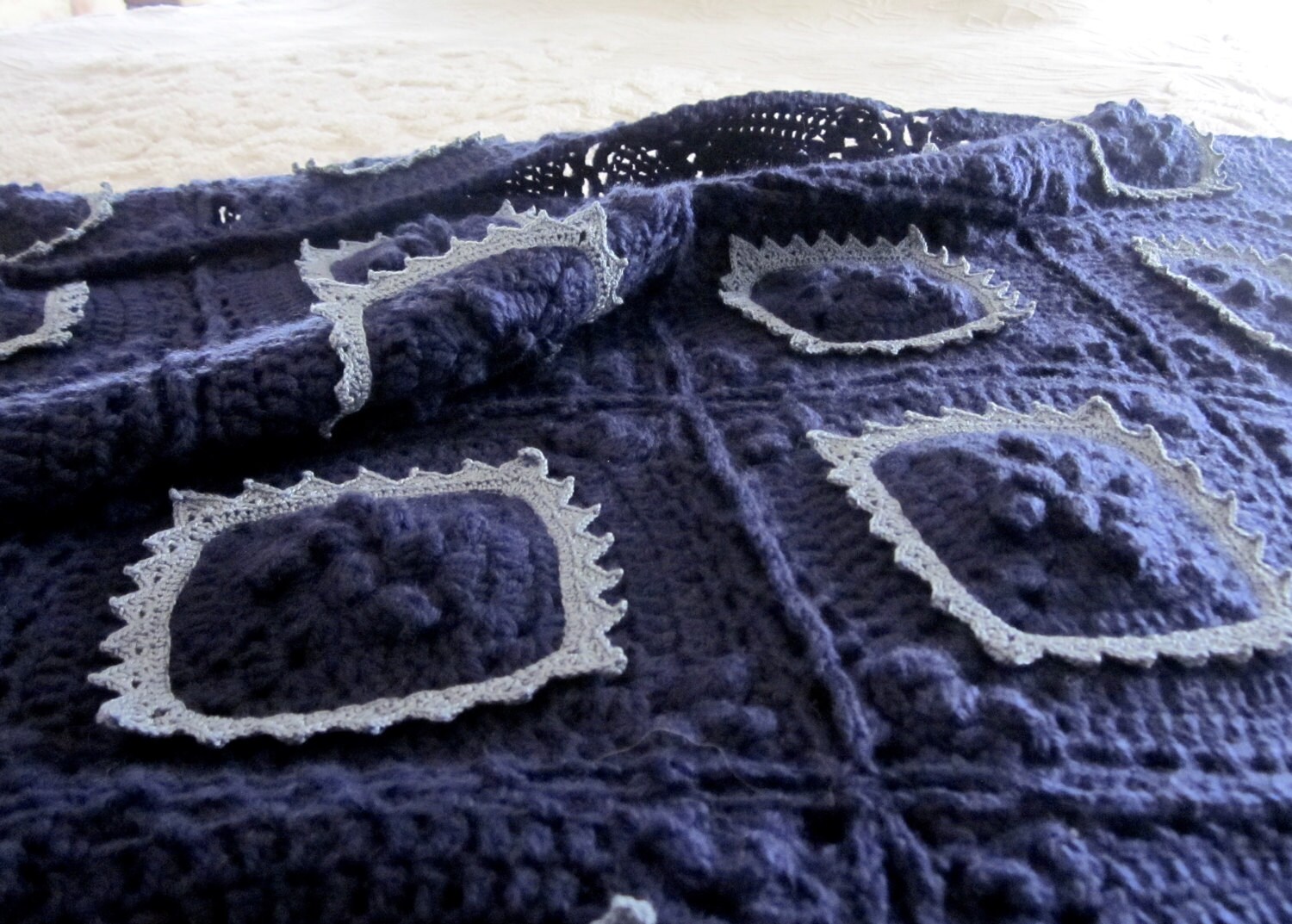 Crochet Pattern PDF for Heirloom Afghan With Thread and Yarn Etsy