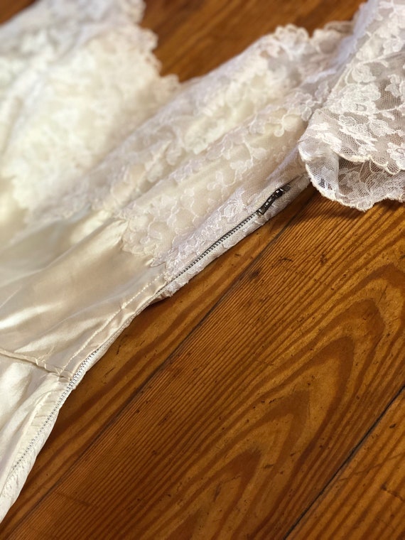 Ethereal 1950s Wedding Dress, Princess Dreams, Iv… - image 8