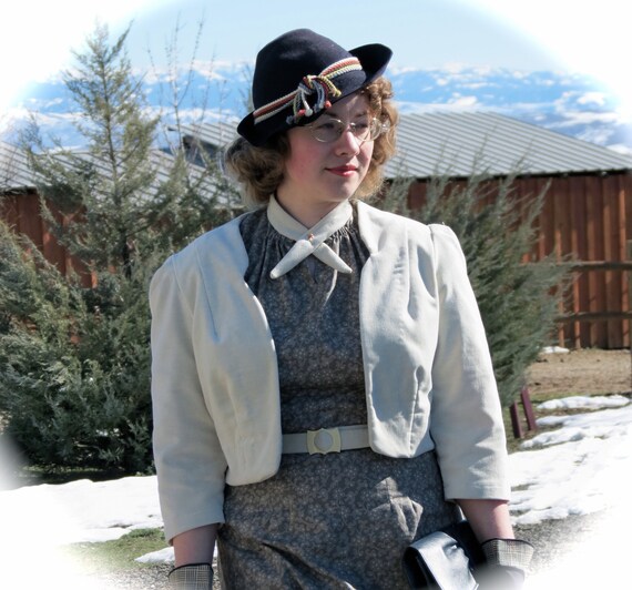 Handmade Reproduction 1930s Bolero 