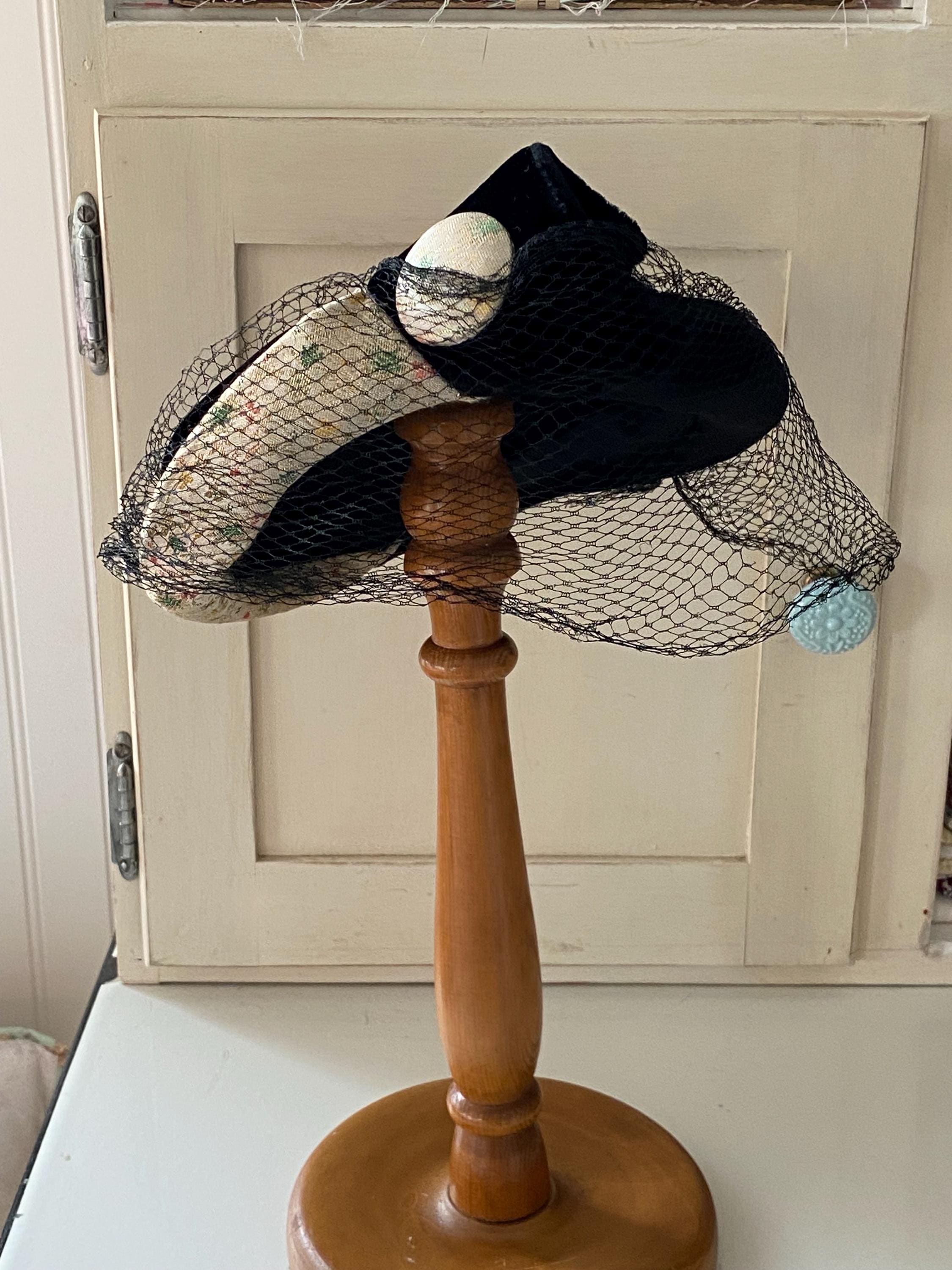 Vintage Velour Hat - Etsy