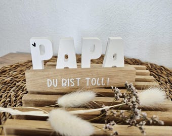 Geschenk, Vatertag, Geschenkidee, Aufsteller, Deko, Geburtstag, Papa, Vater