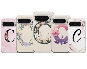 Personalisierte Anfang Telefon Fall Buchstabe C Abdeckung für Pixel 10 9 Pro XL 8A 7 6