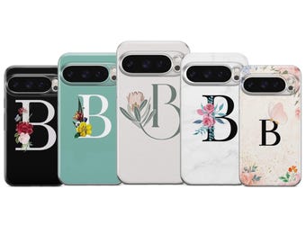 Personalisierte Anfang Telefon Fall Buchstabe B Abdeckung für Pixel 10 9 Pro XL 8A 7 6