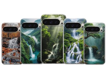 Waterfall Forest Stone Phone Case For Pixel 10 9 Pro XL 8A 7 6