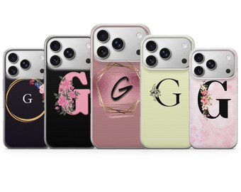 Personalisierte Anfang Telefon Hülle Buchstabe G Cover für iPhone Modelle
