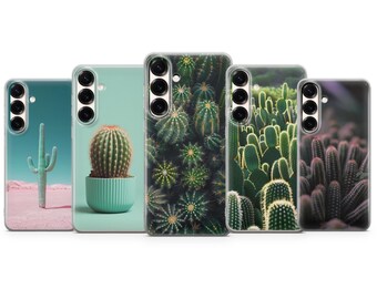 Cactus iPhone Case, Prickly Plant Phone Cover for Samsung S23 S22 S21 S24 S25 S26 Series