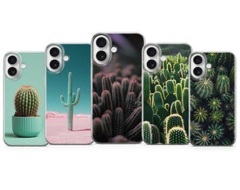 Cactus iPhone Case, Prickly Plant Phone Cover for iPhone Models