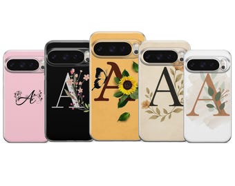 Personalisierte Anfang Telefon Fall Buchstabe A Abdeckung für Pixel 10 9 Pro XL 8A 7 6