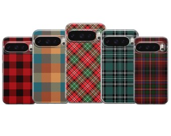 Red Plaid Phone Case Cover - Vintage Checkered Design