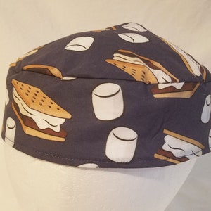 Smore Original Kippah Yarmulke Cotton Fabric Reversible Washable Dessert