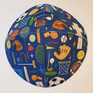 Sports Galore Saucer Kippah Yarmulke Soccer Football Baseball Basketball Soccer and more