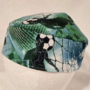 Soccer Players Kippah Yarmulke Original Style Reversible Washable Goal Kick