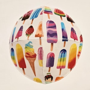 Regenbogen Eis am Stiel Kippah Yarmulke Untertasse Stil Bunt Gefrorene Leckereien Sommer Pride