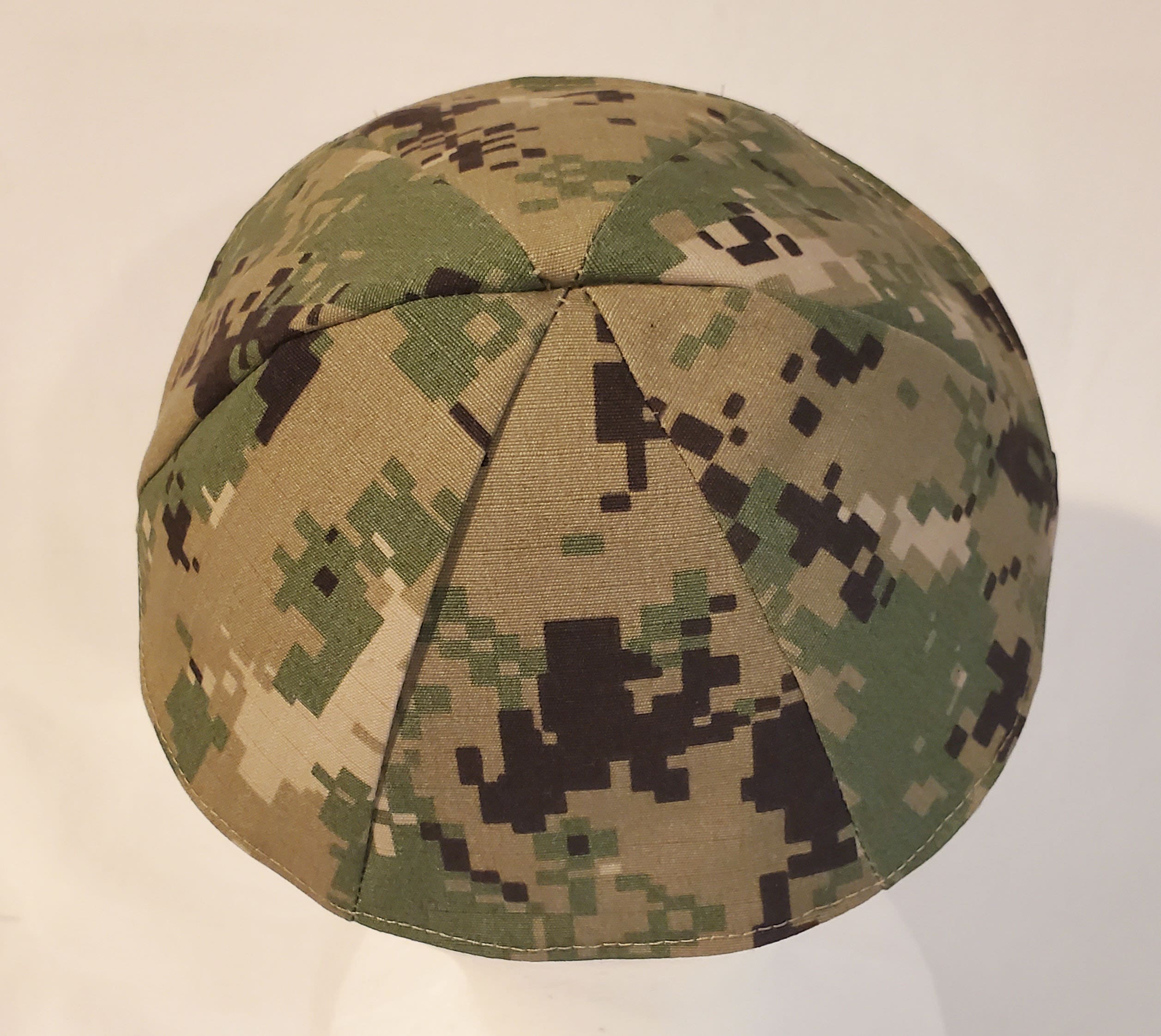 Panel Uniform Part Military Camouflage Kippah: 6-panel Uniform Fabric Yarmulke - Etsy