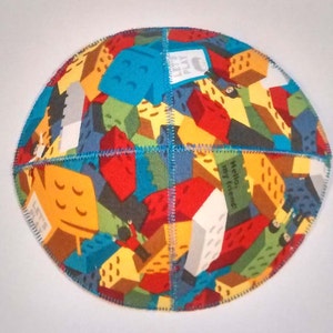 Building Blocks Saucer Kippah Yarmulke Kids Kippot