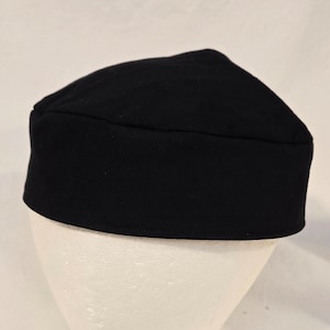 Solid Colors Kippah Yarmulke Original Buchari Style Reversible Washable Black, Blue, White, Navy, Gray