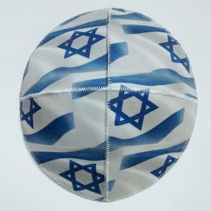 Israeli Flag Kippah/Yarmulke