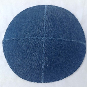 Denim Saucer Kippah Yarmulke