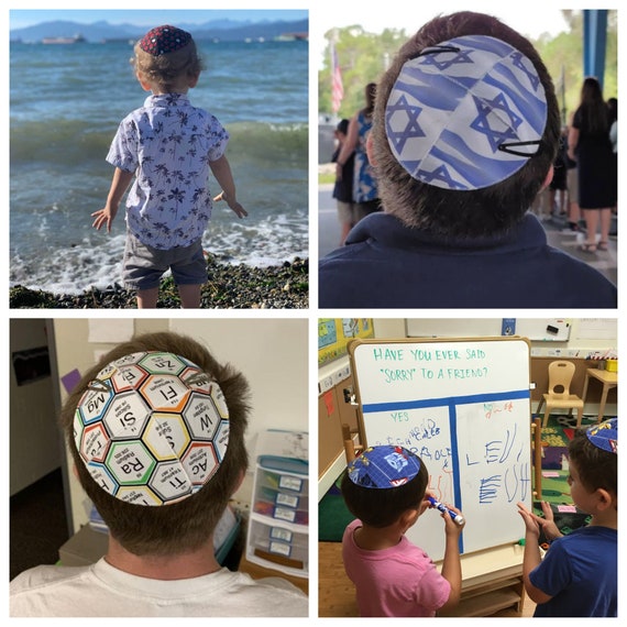 World Cup Soccer Saucer Kippah Yarmulke International Flags and