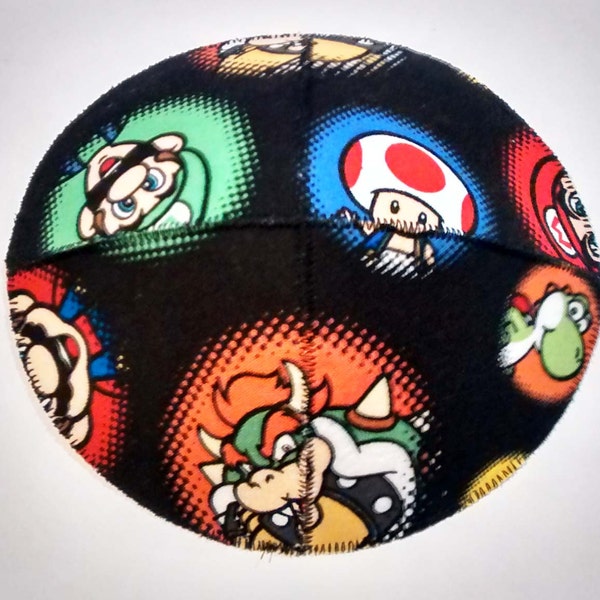 Super Mario Brothers Personajes Saucer Kippah Yarmulke Videojuegos