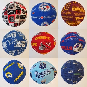 Sports Teams Kippah Yarmulke Saucer Style Football, Baseball, Basketball and Hockey Fan imagem 2