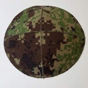 Forest Digital Camouflage Saucer Kippah Yarmulke Military Uniform