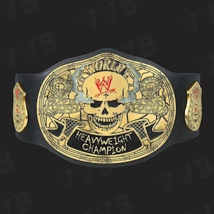 Replicariem Stone Cold Championship: echt leer, messing platen