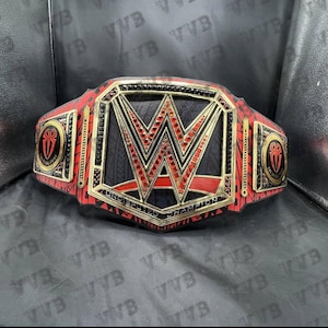 Roman Reigns Undisputed Championship Wrestling Belt – WWE Replica Title 6mm Diecast With Bag