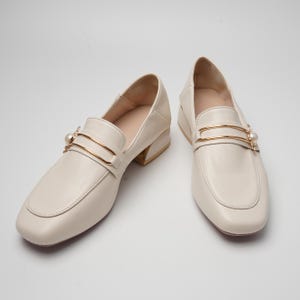 Handmade Genuine Leather Square-Toe Mary Jane Flats for Women | Retro T-Strap Vintage Inspired Comfortable Everyday Ballet Shoes