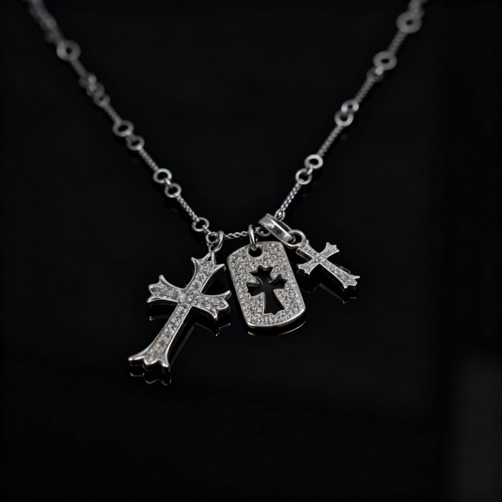 Triple cross pendant - Etsy 日本