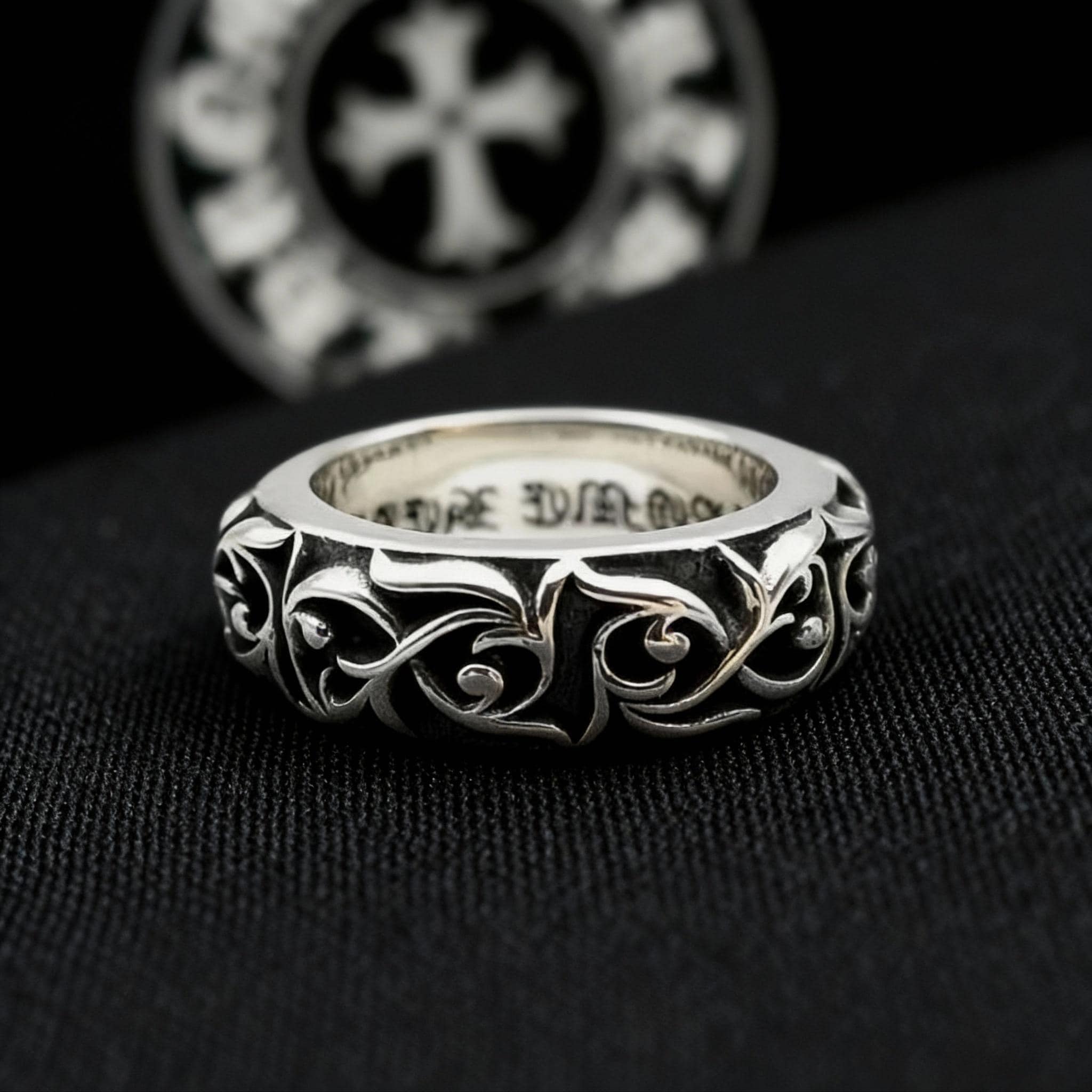 Chrome Hearts Vine Ring - Etsy
