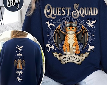 Bluza z brokułami Quest Squad, koszula Onyx Storm, Xaden Riorson, koszulka fanowska Ridoc Romantasy, jeździec smoków, koszulka Bookish 251125KP8
