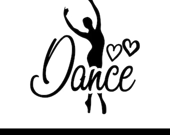 Just Dance Svg, Dance Silhouette Svg, Ballet Ballerina Svg, Dance Lover PNG, Instant Download