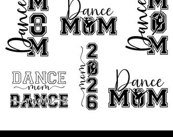 Dance Mom SVG, Varsity Dance Mom SVG, Dance Mom Cut Files, Instant Download