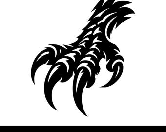 Eagle Claw SVG PNG, Sharp Bird Claw Svg, Claw Scratch Svg, Instant Download