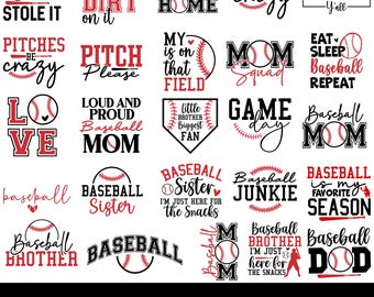 30 Baseball Mom Svg Bundle,  Baseball Mom, Baseball Font, Baseball Team, Mom Life Baseball Svg