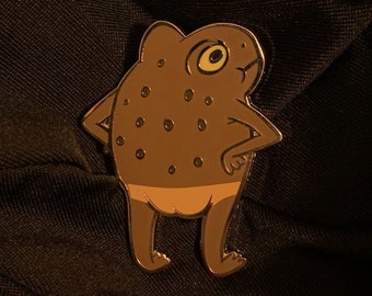 Proud Frog Butt with Tan Lines Enamel Pin
