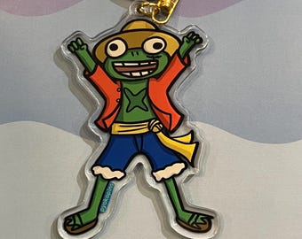Single Chunk Froggy D Luffy acrylic charm
