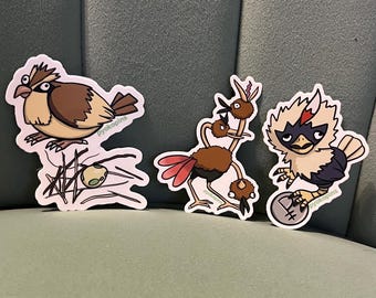 Pyokomon Birds 3 sticker pack