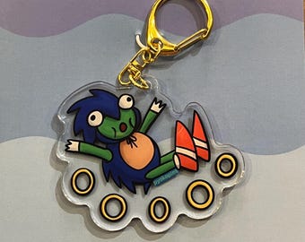 Sonic the Hedgefrog acrylic charm