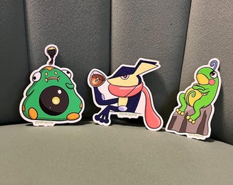 Pyokomon Frogs 3 sticker pack