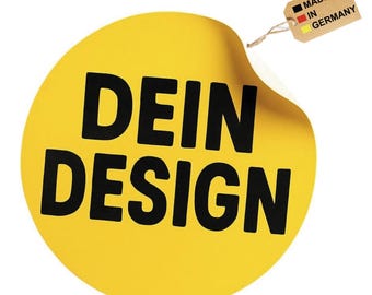 Adesivi personalizzati con il tuo logo o immagine – Adesivi personalizzabili – Resistenti alle intemperie e durevoli – Per aziende, regali