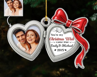 My Wish Came True - Personalisierte Acrylverzierung - Geschenk für Partner, Familie, Freunde